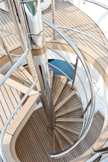 Spiral Boat Stairs